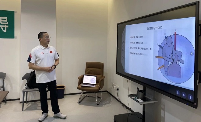 倪洁主任现场教学